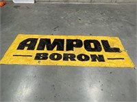 Large Painted Ampol Boron Banner - Heavily