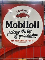 Mobiloil Gargoyle Enamel Sign 365 x 365 - Modern