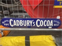 Cadbury’s Cocoa Enamel Sign 810 x 140 - Modern