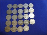 (24) 1967 Canadian Silver Dimes