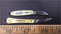 (2) Tiny Pocket Knives