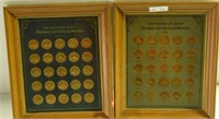 (2) Franklin Mint Antique car coin collection