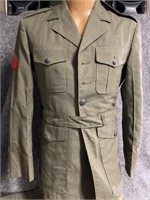 Vintage Wool Blend Military Marines Dress Suit