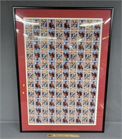 Uncut Sheet of Ken Griffey Baseball Cards