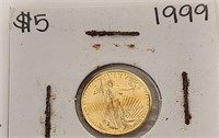 279 - 1999 $5 GOLD COIN (106)
