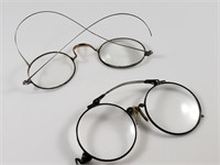 (2) Antique Eyeglasses