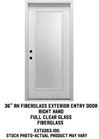 36" RH Fiberglass Exterior Entry Door