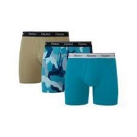 3pk Sz 2XL Hanes Stretch Boxer Briefs AZ41