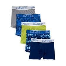 5pk Sz S Boys Hanes Boxer Briefs AZ41