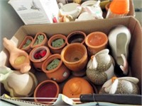 Small Planters, Pots, Vases - 2 boxes
