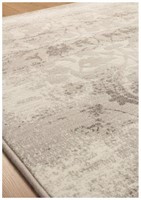 Area Rug Grey Floral 8’x10'