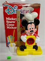 Vtg Disney Mickey Snow Cone Maker
