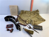 Assorted Vintage Military Memorabilia