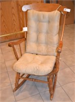 Vintage Solid Wood Full Size Rocking Chair