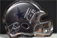 Autographed Metal Helmet Cut Out, Jason Whitten,