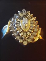 10k gold diamond ring size 7