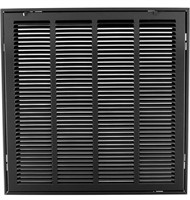 HVAC PREMIUM 20X25IN STEEL AIR FILTER GRILLE FOR