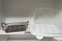 12 Cup Cake Caddy & Metal Casserole Caddy