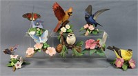 (8) Lenox Porcelain Bird & Butterfly Figurines