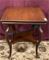 Solid oak parlor table, not veneer