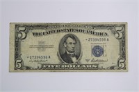 U.S. $5 STAR NOTE CURRENCY