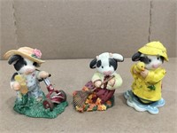 1996 Mary's Moo Moos Figurines