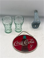 Coca Cola lot stained glass Starr