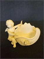 VINTAGE PUTTY SHELL BOWL