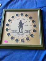 Lead shot size wall hanging