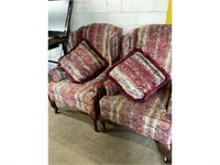 2 Upholstered Wingback Chairs