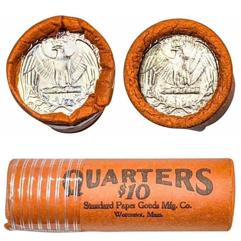 1960's 90% Silver Quarter Mixed Date Roll [40