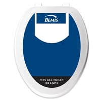 BEMIS 170 000 Toilet Seat, ELONGATED, Plastic,