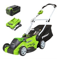 Greenworks 40V 16" Cordless (Push) Lawn Mower (75+