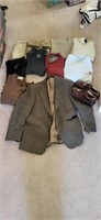 Group of men's clothes and shoes size 8