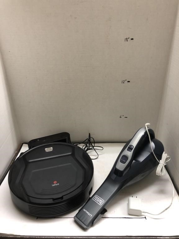 Black & Decker Mini Vac & Robotic Vacuum