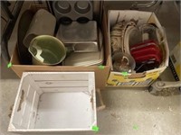 Wooden Crate, Baking Pans, Kitchenaid Chefs