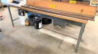 8' BUTCHER BLOCK H.D. WORKBENCH w/ HOLE (*See