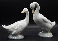 Nao by Lladro Porcelain Geese Pair