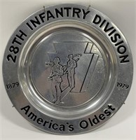 28th Infantry Division 1979 Cast Metal