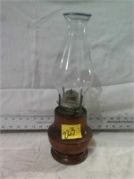 KAADAN OIL LAMP W/ WOOD HOLDER