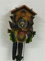 cuckoo clock w/ weights & pendulum