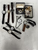 Watches, Cuff Links & Pins