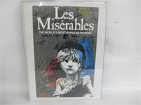 14"x 22" Signed Les Miserables Poster