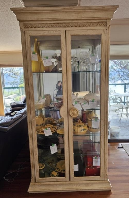 Thomasville Lighted Display Cabinet