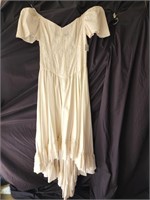 Wedding dress natural size large.   Made in USA.