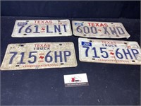 Texas license plates