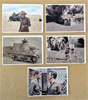 5 1966 Rat Patrol TV Cards