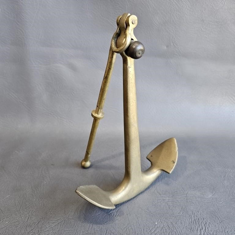 Solid Brass Anchor 8"