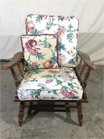 Haywood Wakefield Cushion chair 17 in seat height