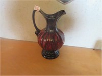 MCM drip glaze pottery vase